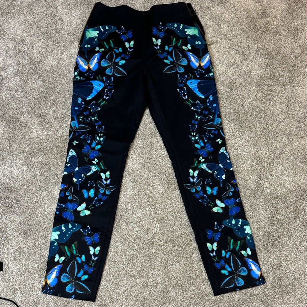 NWOT Ted Baker Butterfly Print Pants